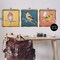 Stupell Industries Brilliant Birds on Branches 3 pc Framed Floater Canvas Wall Art Set Design by Lanie Loreth